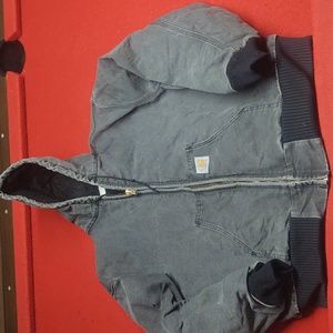 Carhartt winter lined coat with hood